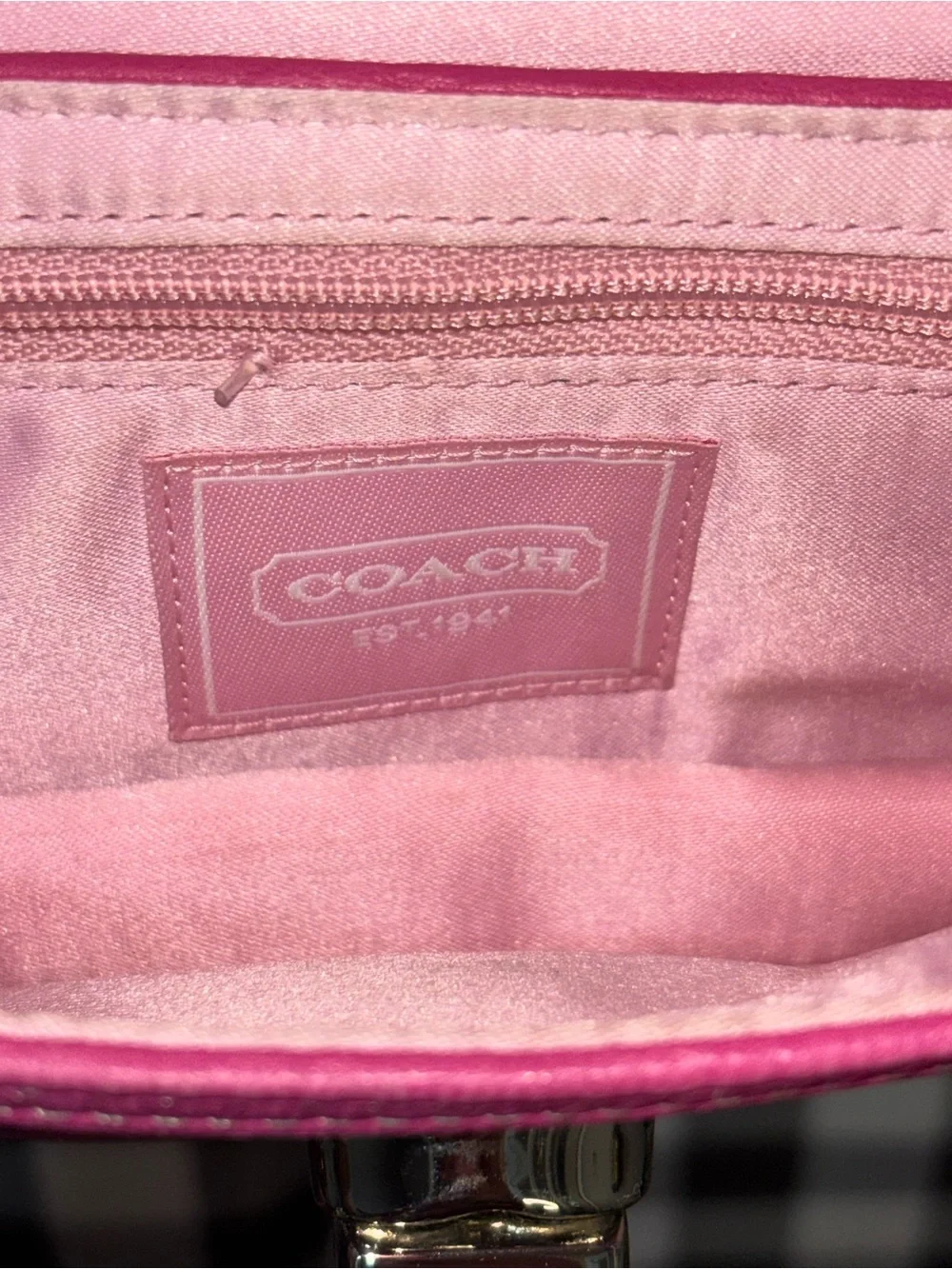 Coach Pink Optic Limited Edition Wallet